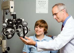 Eye examination for kids