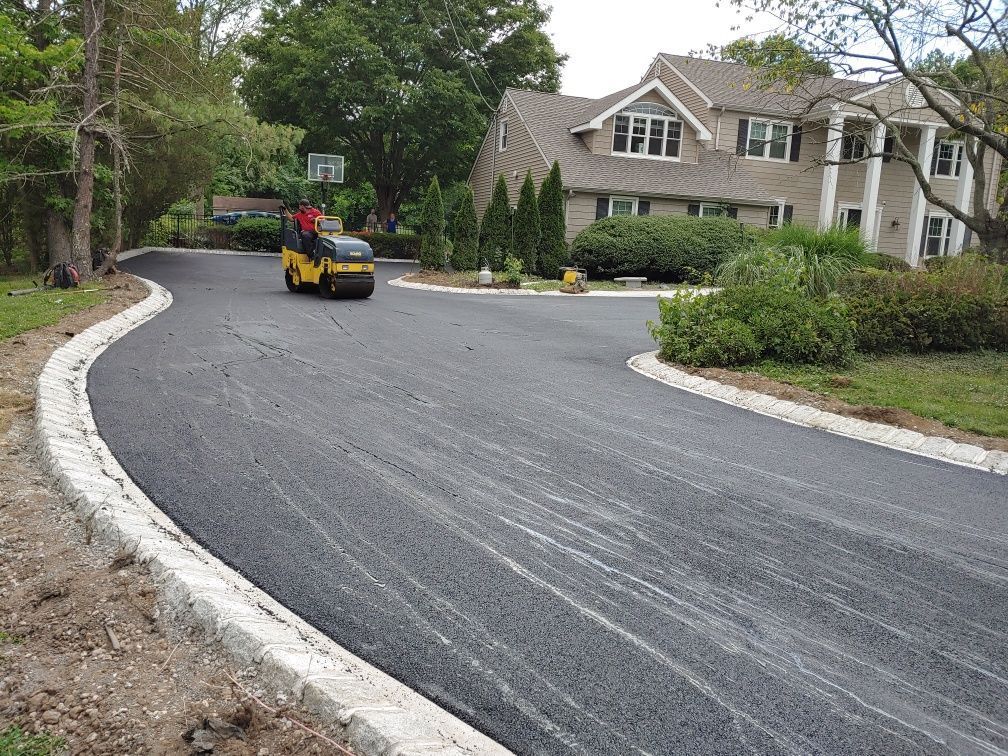 Asphalt driveway