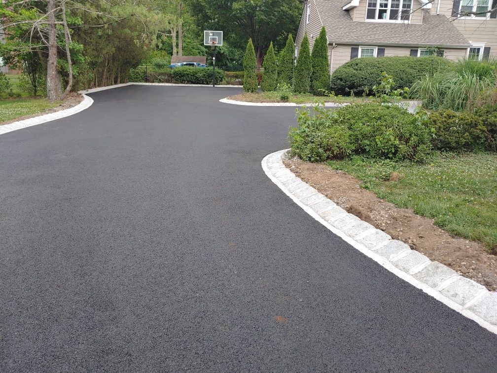 Asphalt driveway