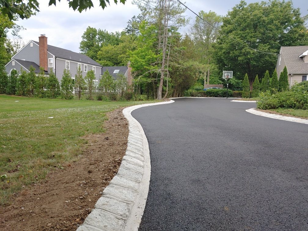 Asphalt driveway