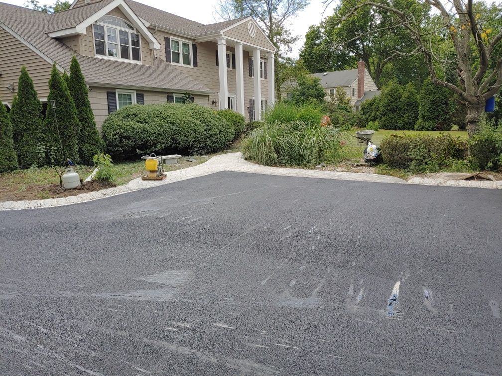 Asphalt driveway