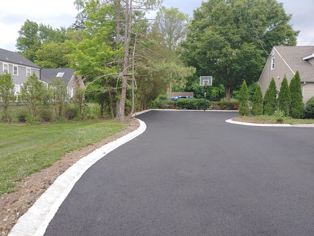 Asphalt driveway