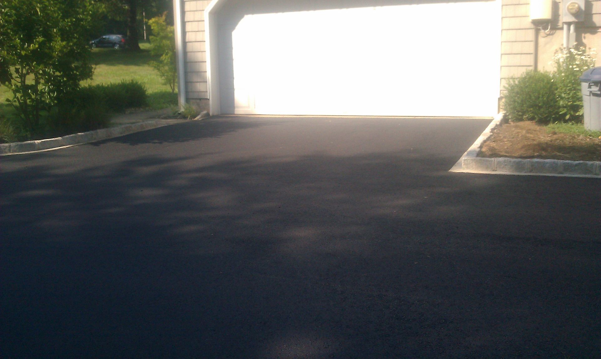 Asphalt driveway