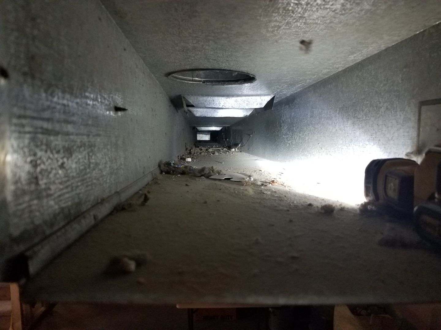 before duct cleaning