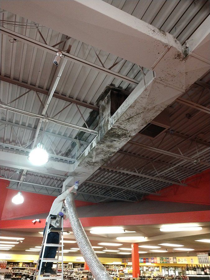 before duct cleaning