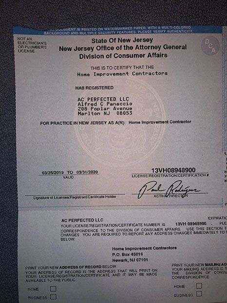 Home Improvement Contractor License