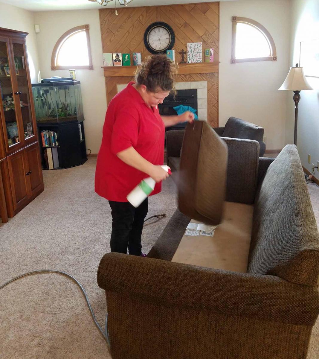 Upholstery cleaning