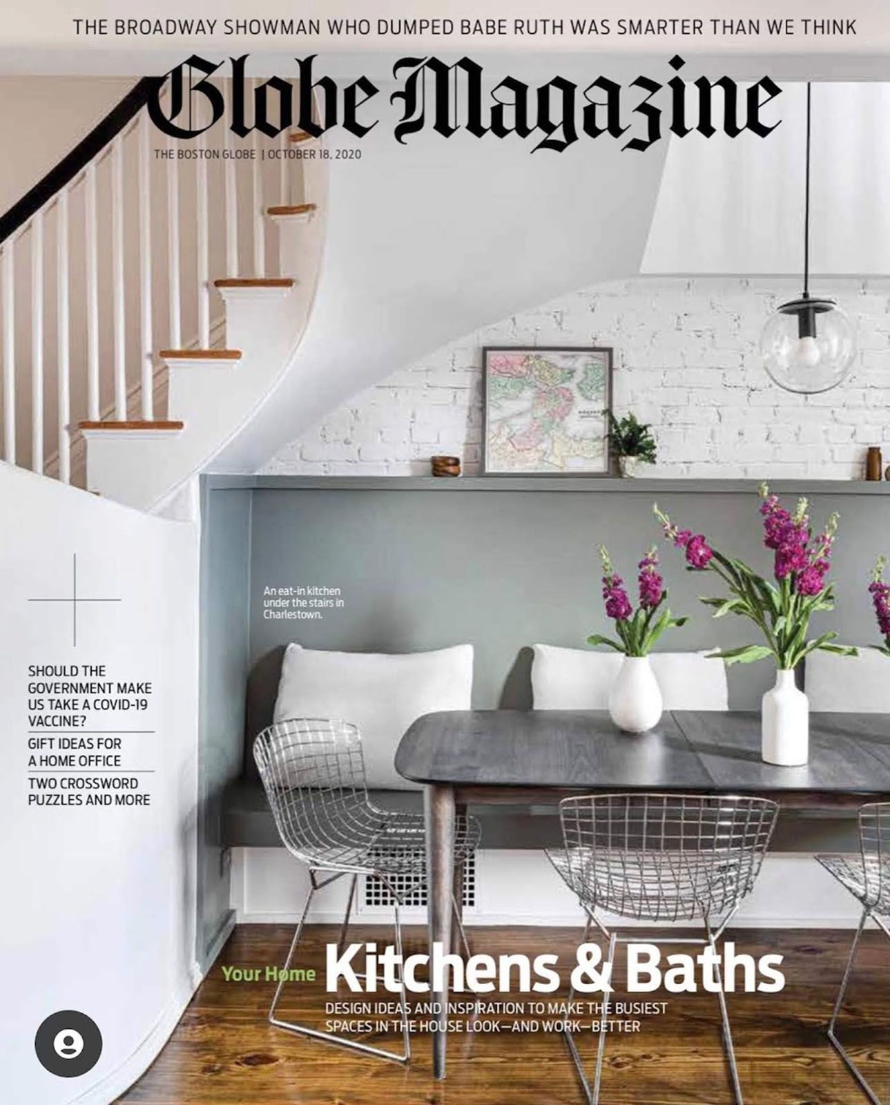 Globe Magazine cover featuring M Jack Electric Inc