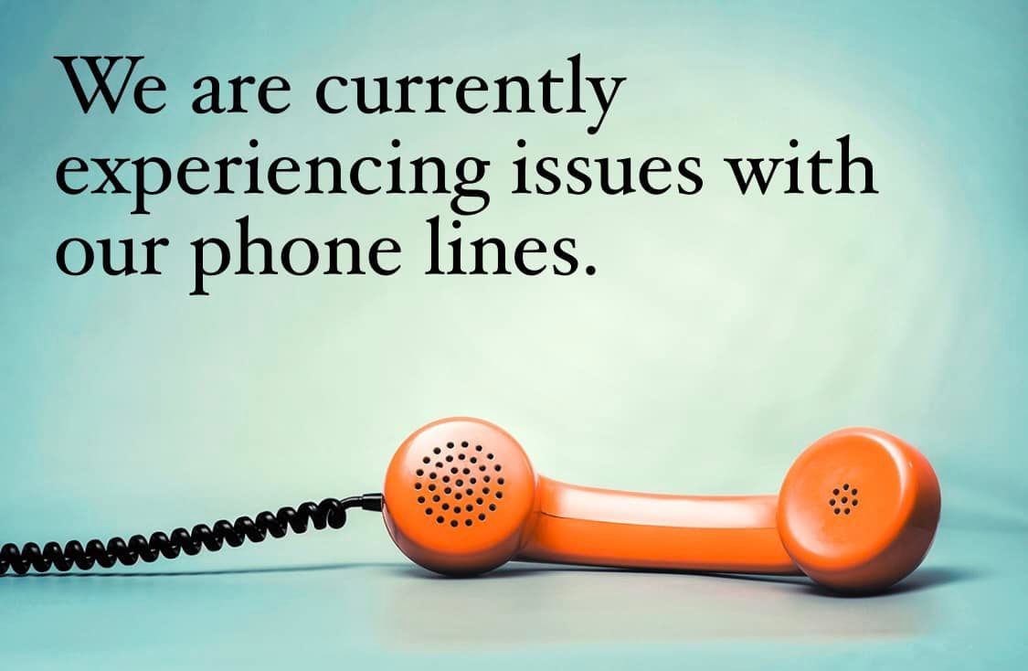 Today Monday 4/15/24 we are still experiencing issues with our phone lines.  This has been an ongoing issue since late last week.  We appreciate your patience.  If you need to reach us, please try sending us an email