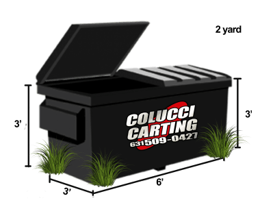 2 yard commercial cart