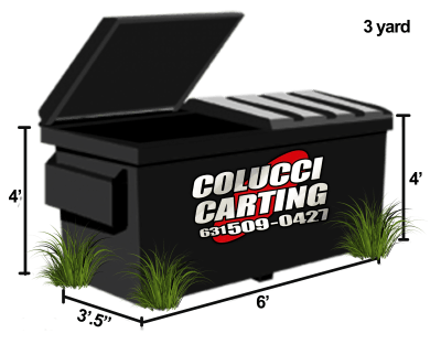 3 yard commercial cart