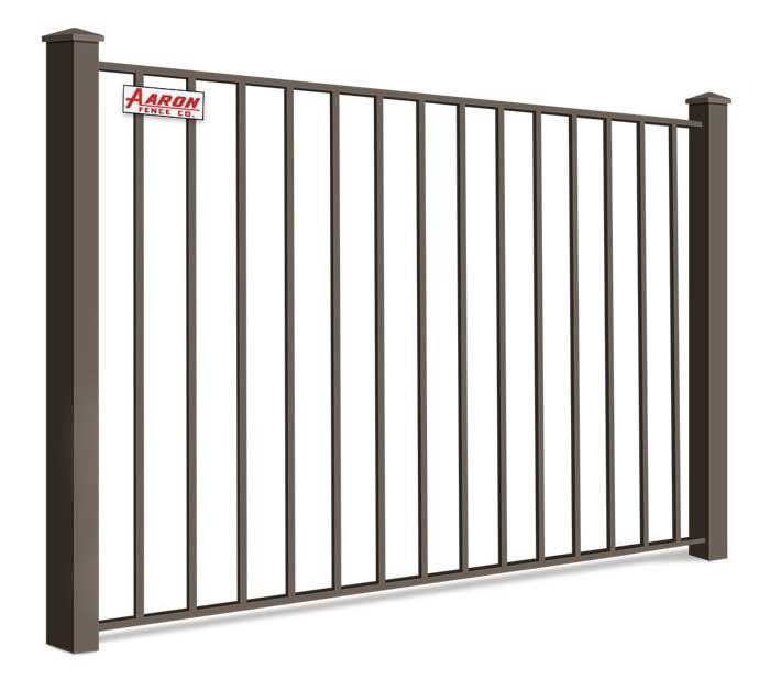 A close up of a metal fence on a white background.