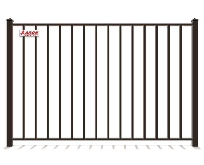 A picture of a metal fence on a white background.