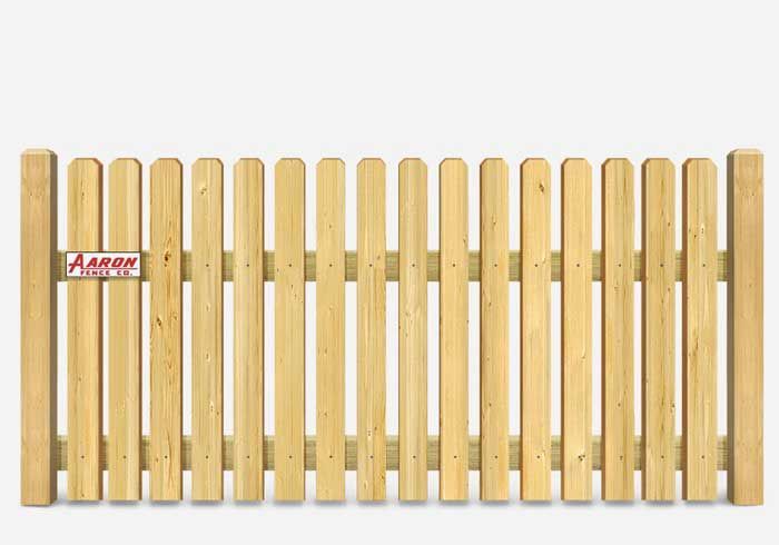 A wooden fence with a sign that says aaron on it.