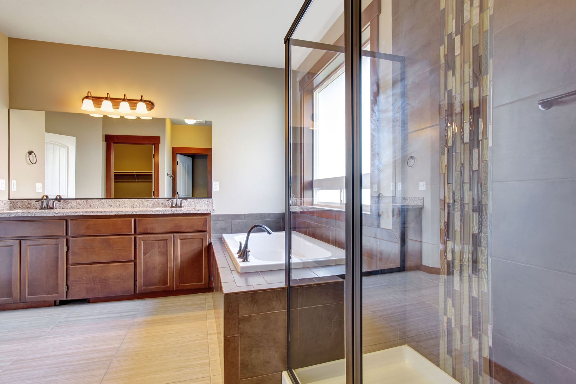shower glass door