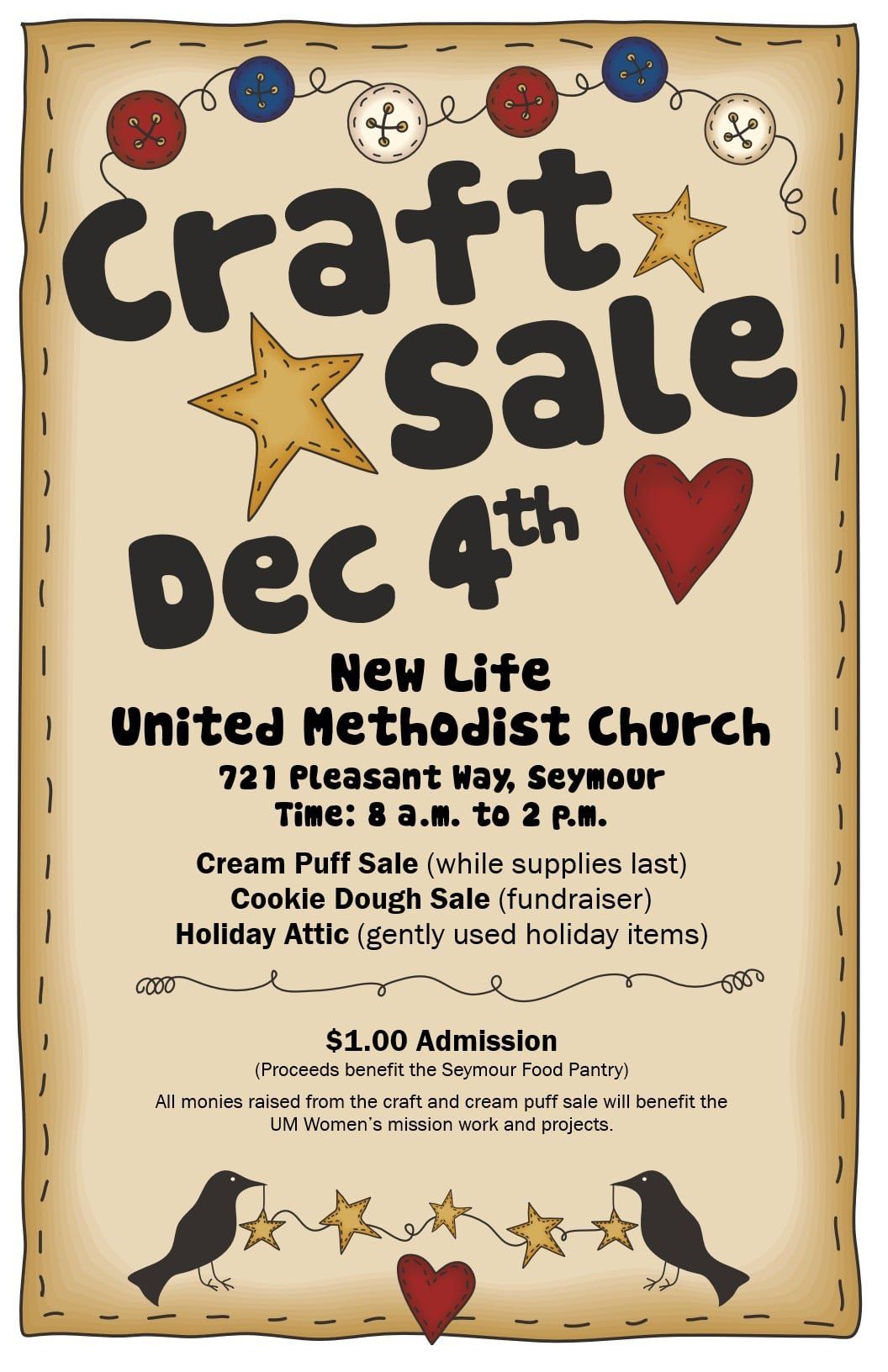 Craft Sale poster