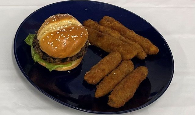 Scrapple Burgers + Fries