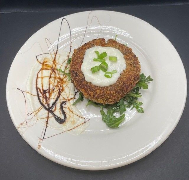 SCRAPPLE  CRAB CAKE