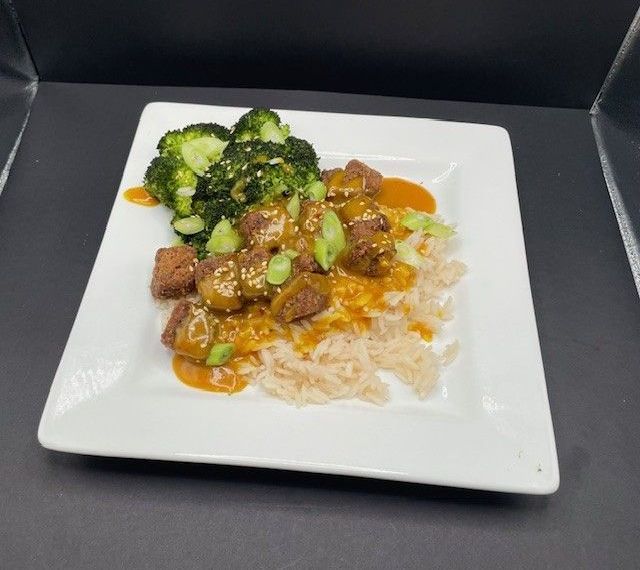 ORANGE SAUCE SCRAPPLE
