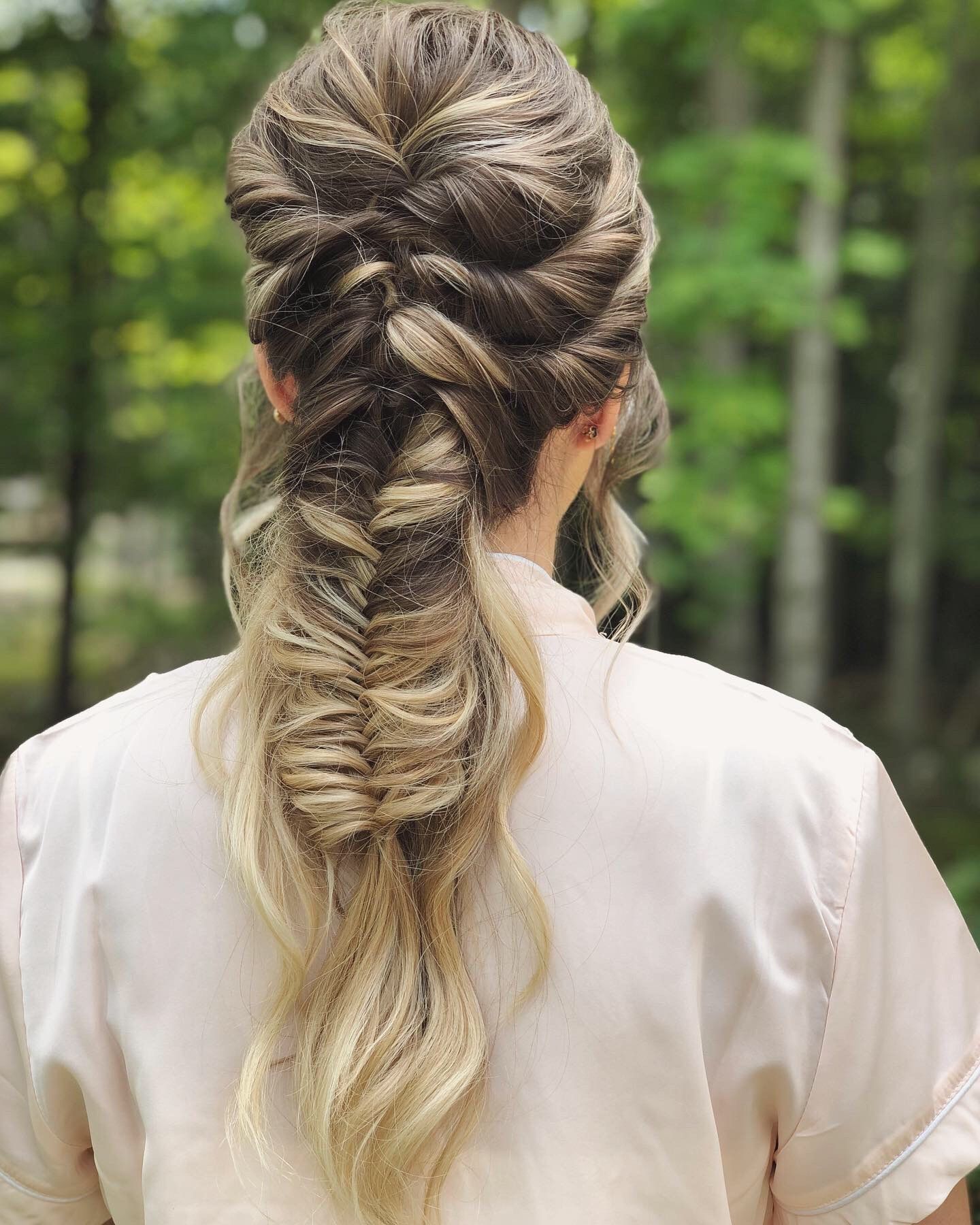polished bridal hairstyle
