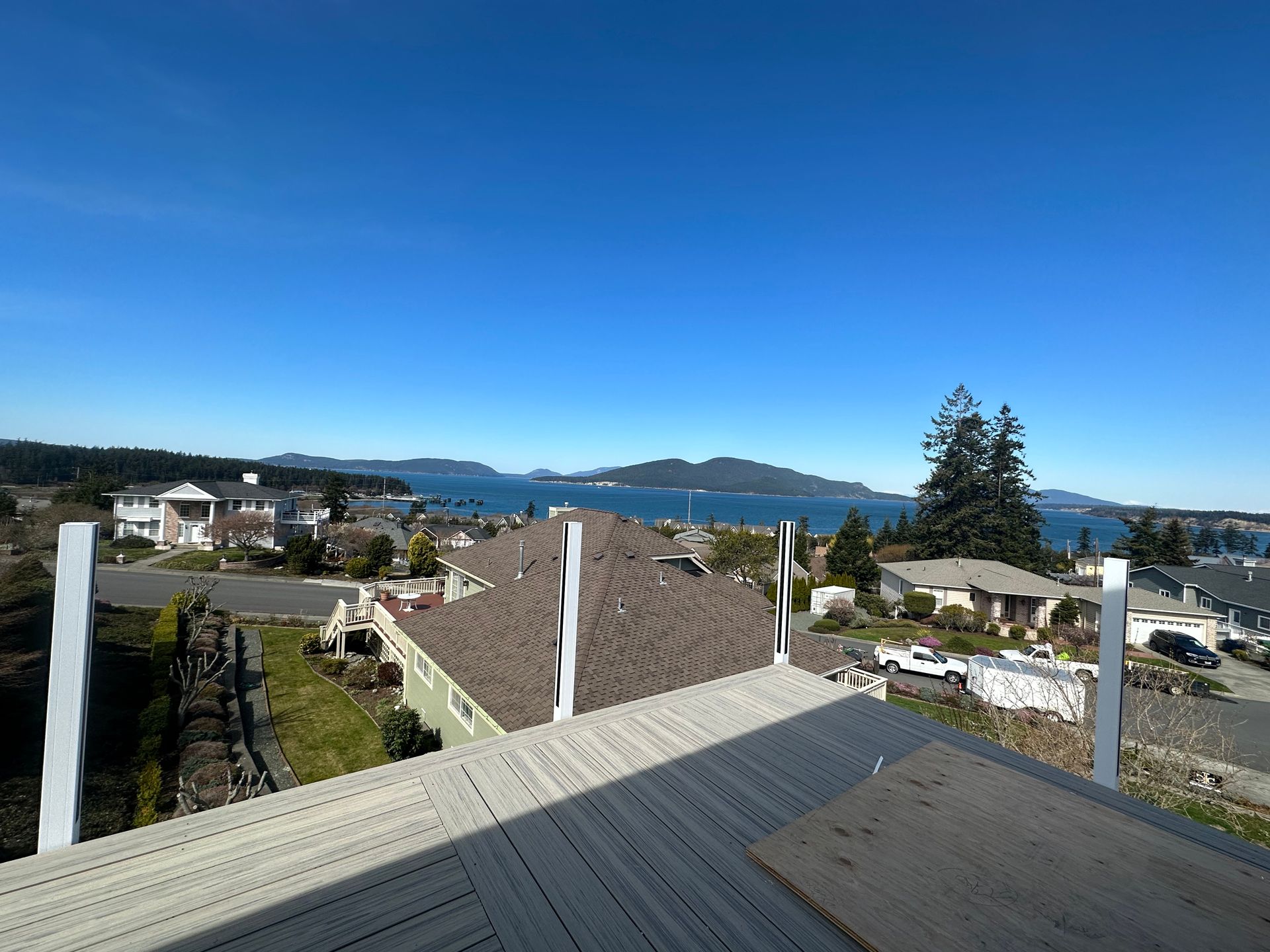 Installing white posts