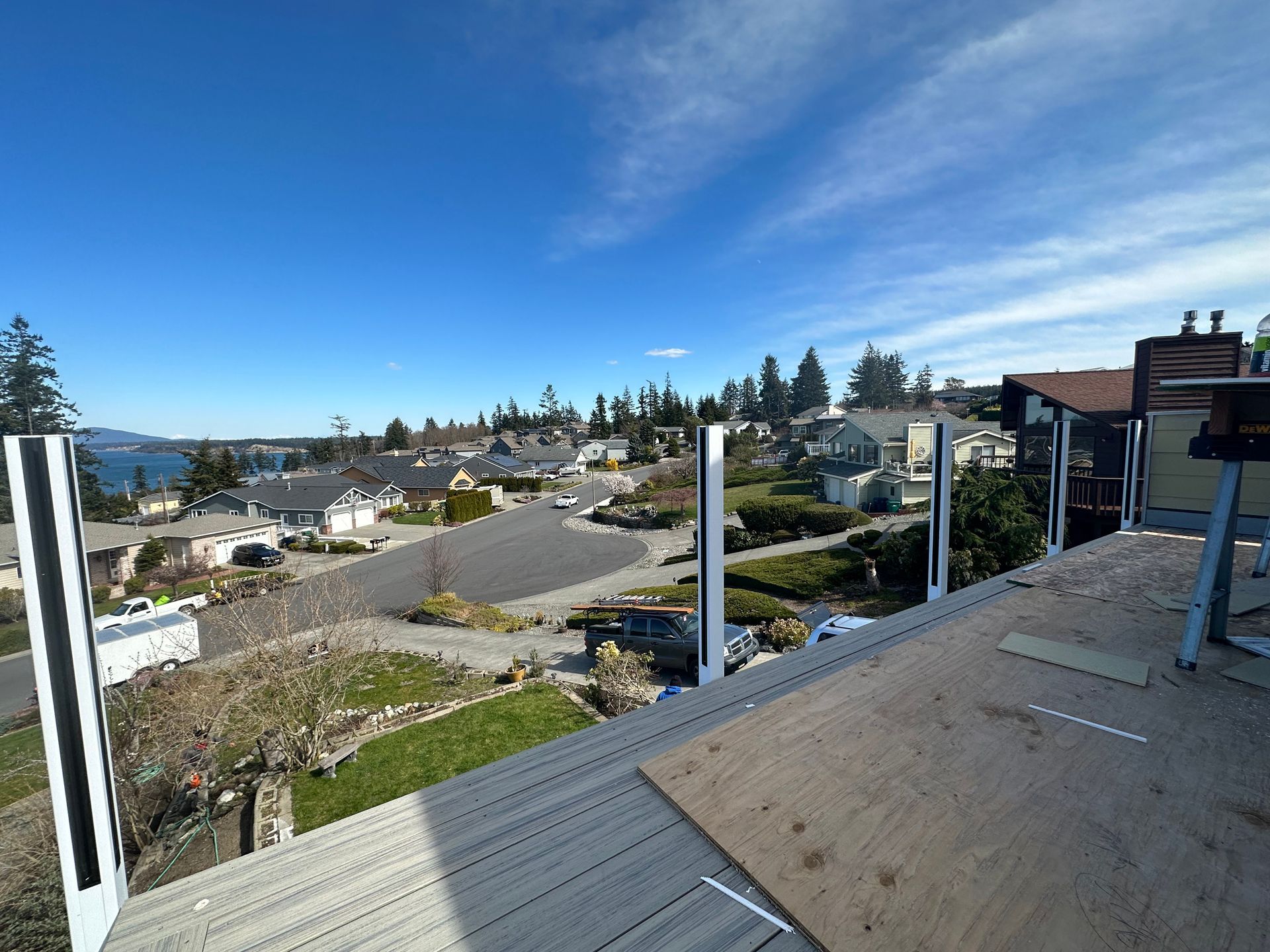 Installing white post