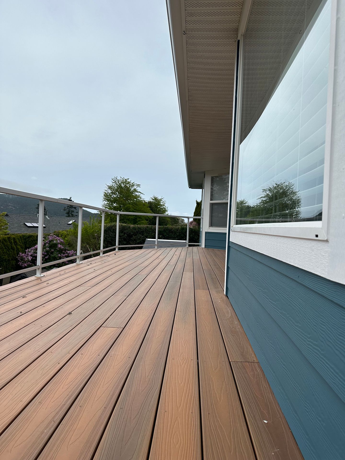 Newly built deck floors