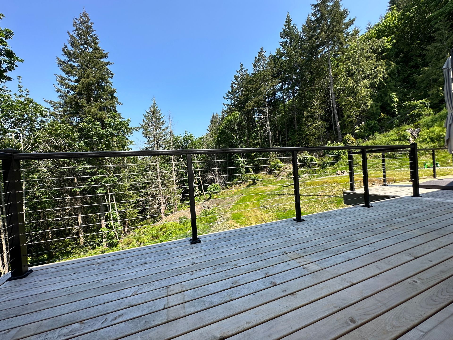 Porch railing system installation