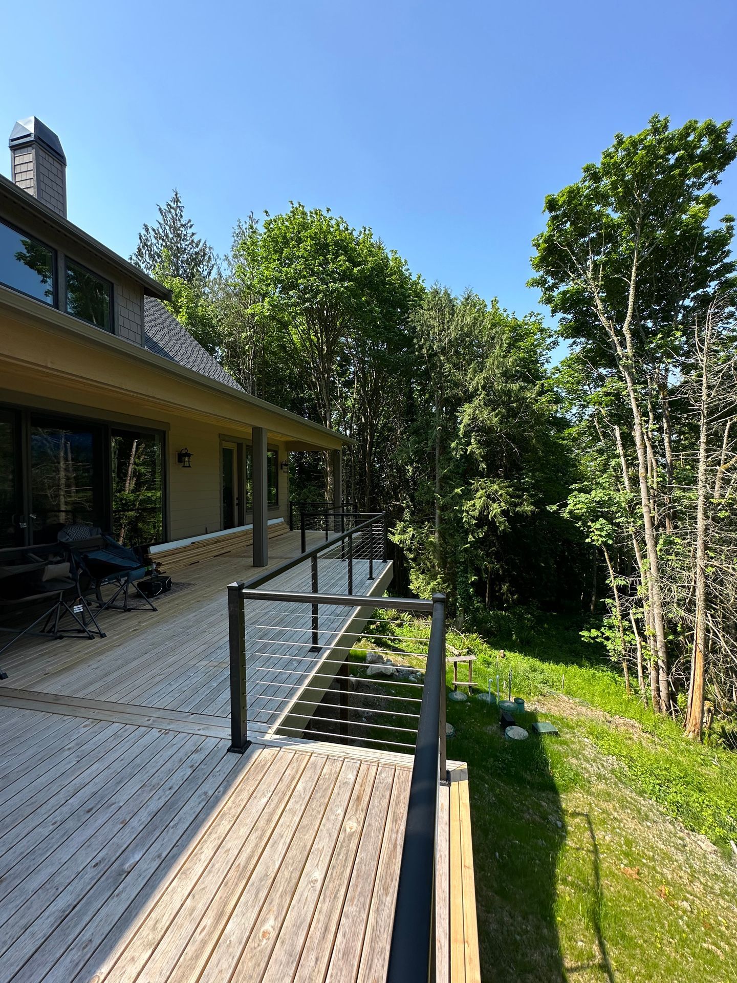 New railing systems installation