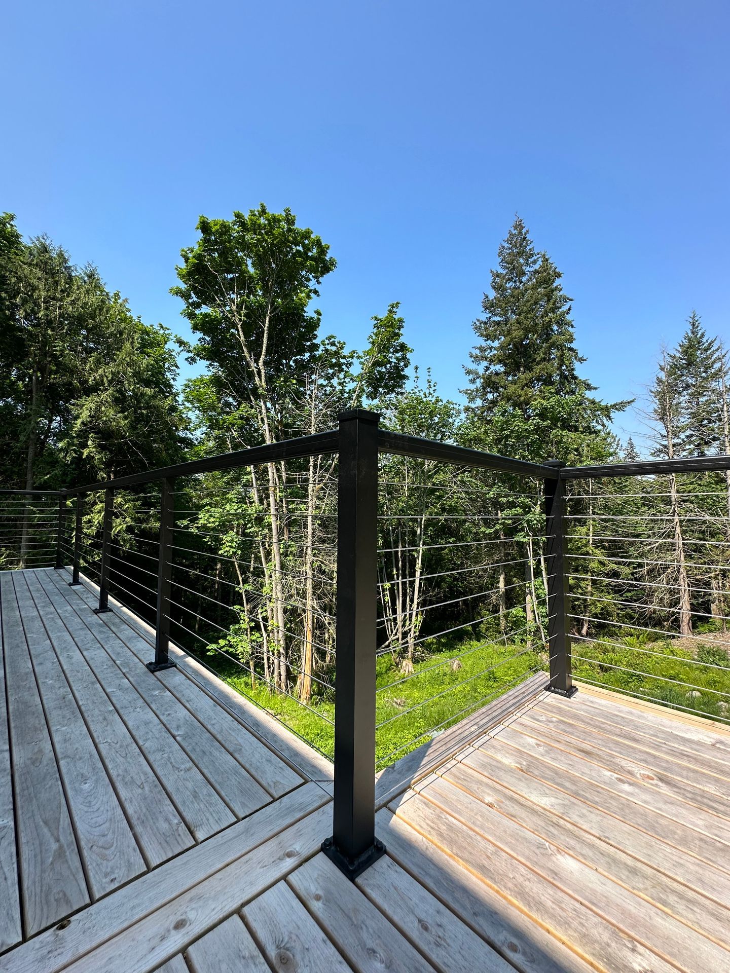 New railing systems installed