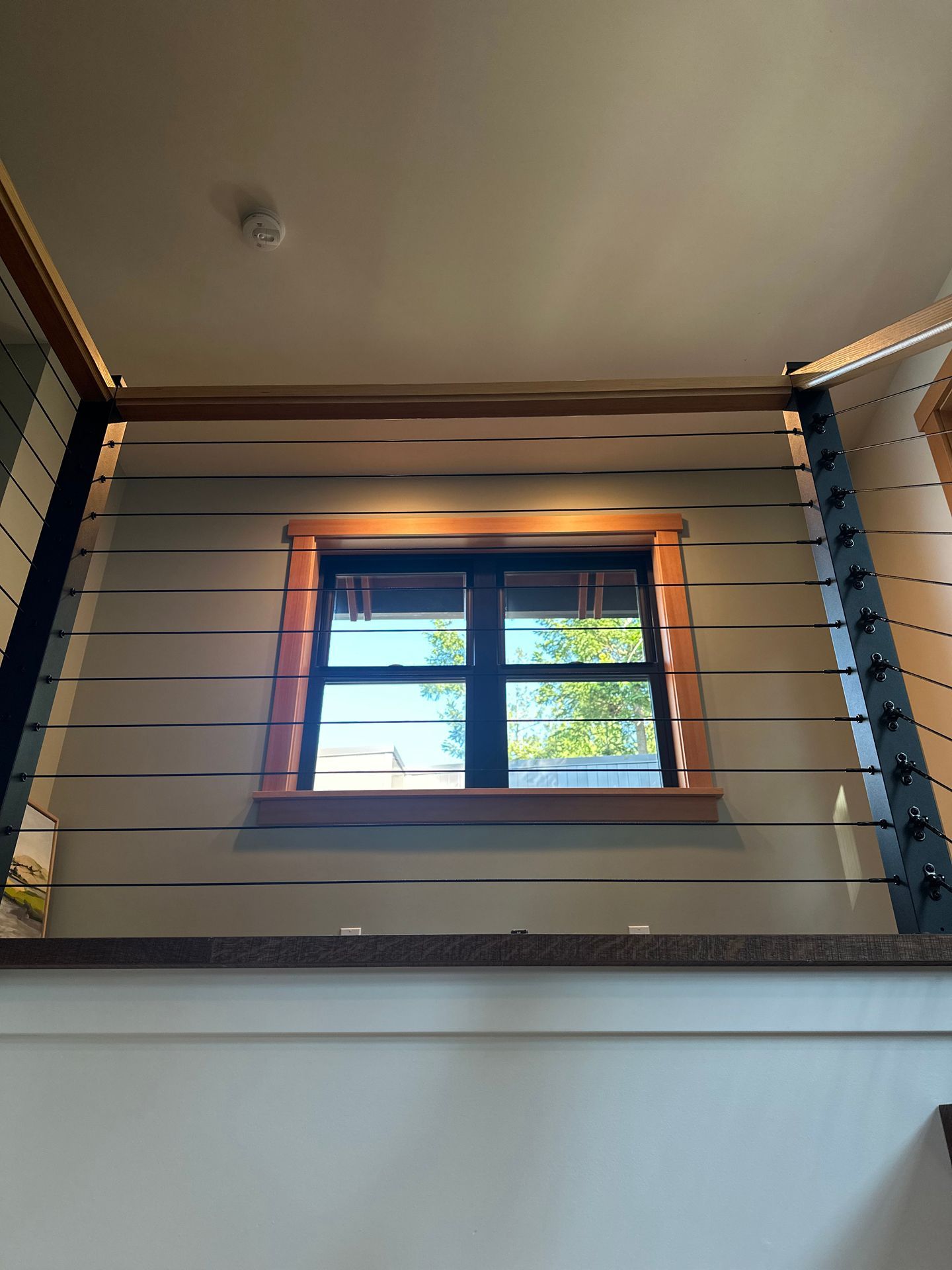 Black cable railing systems installation