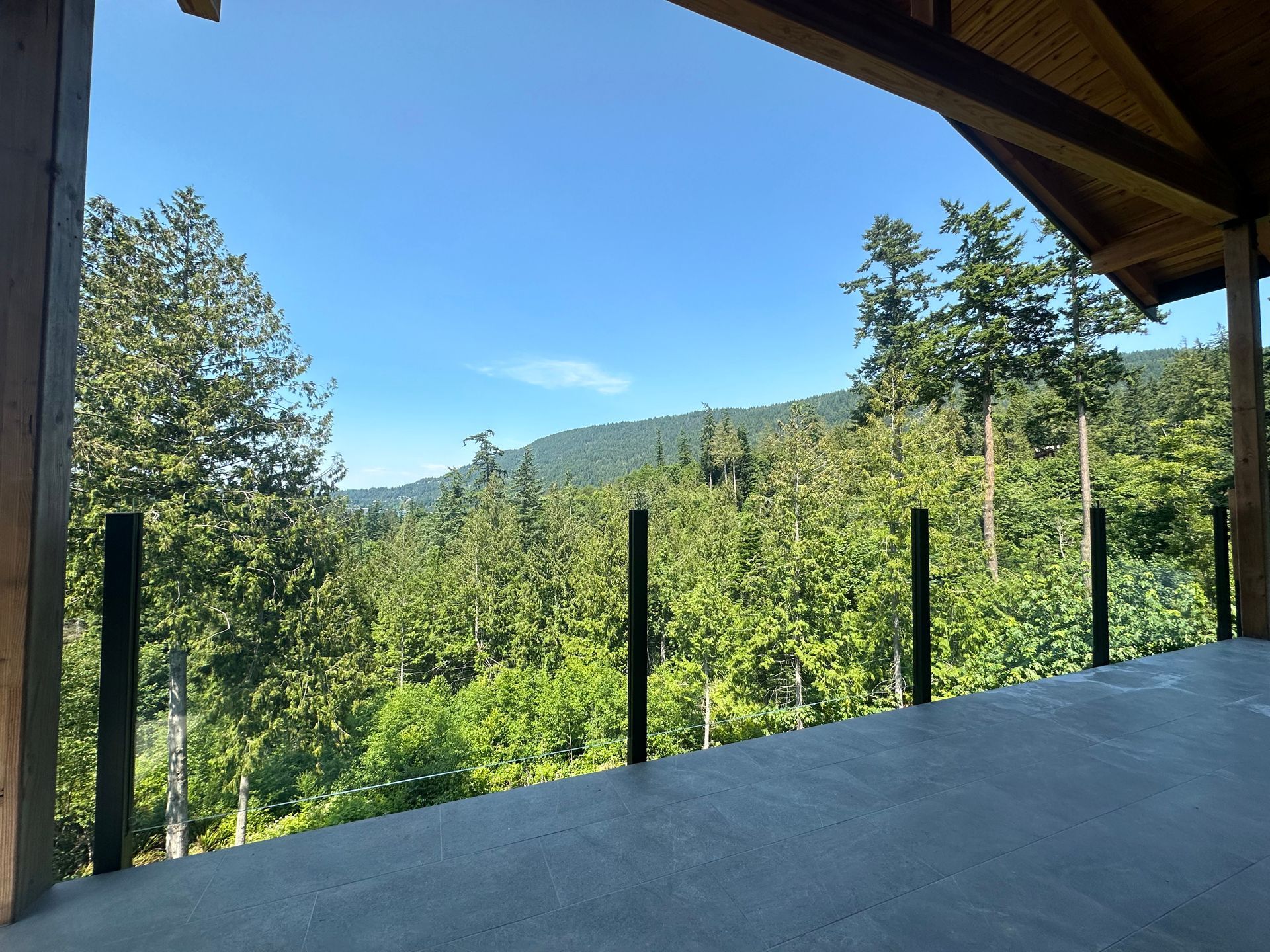 Glass railing systems installed