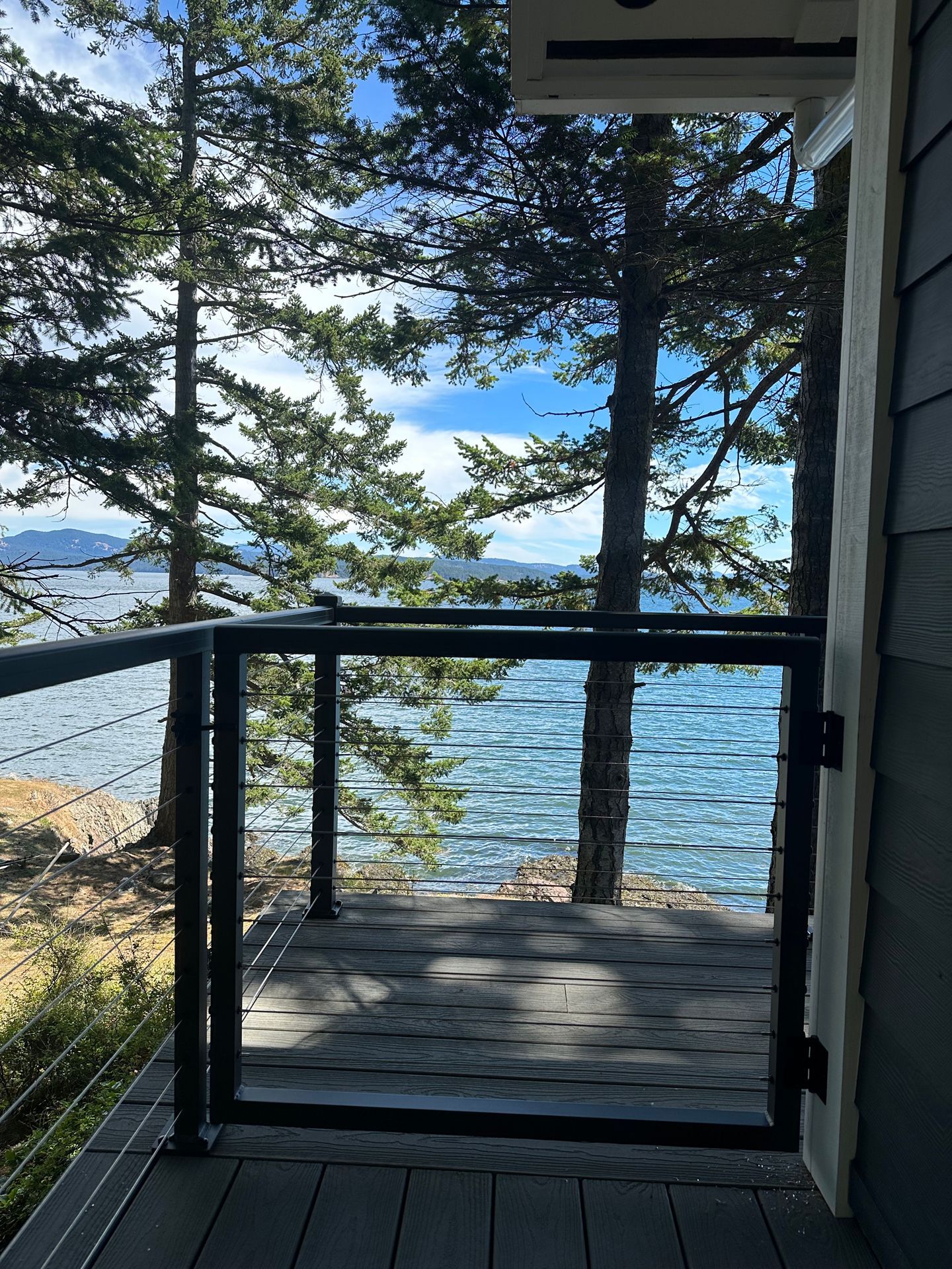 Brand new gray railings