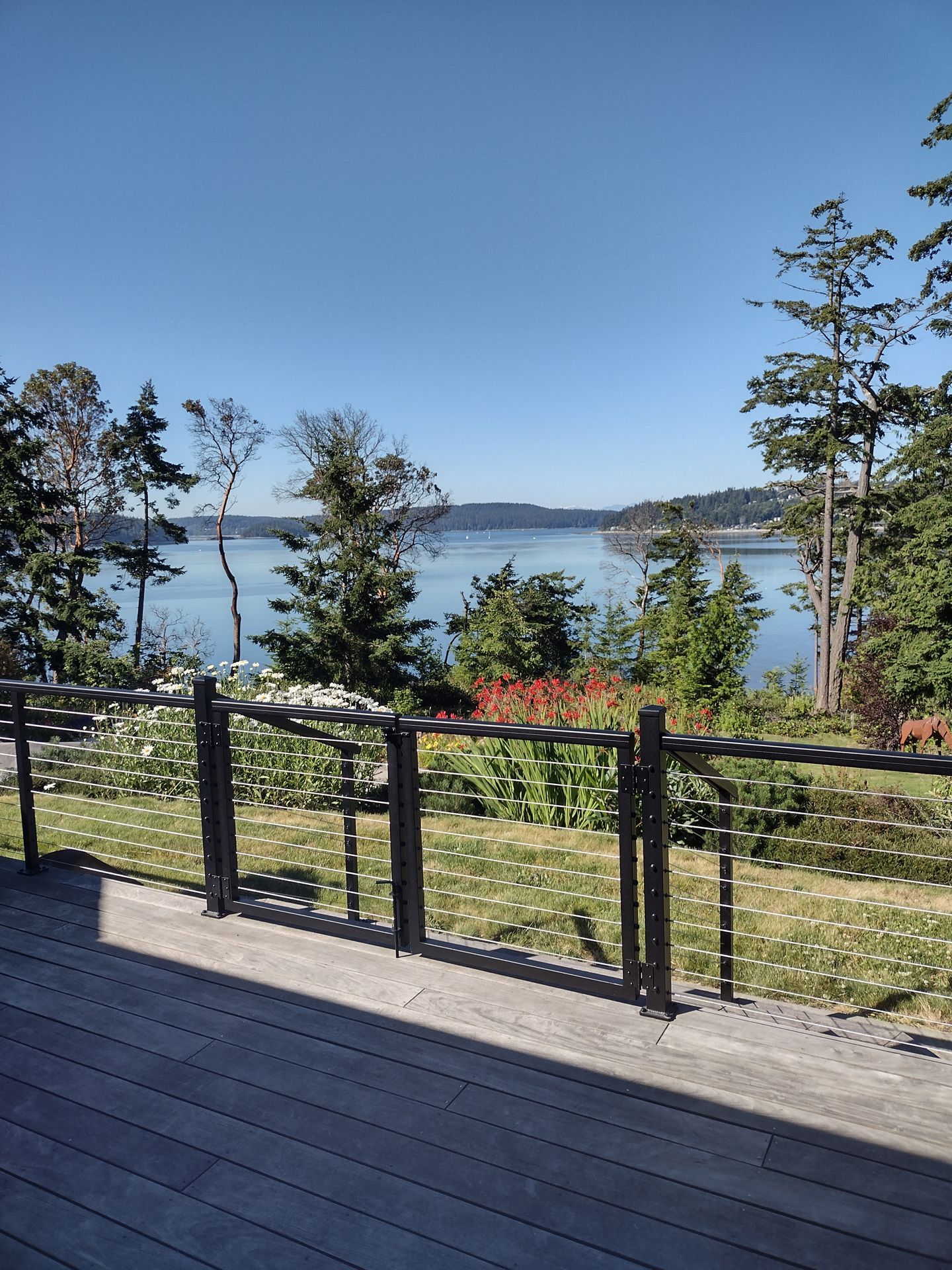 Custom stainless-steel cable railing systems