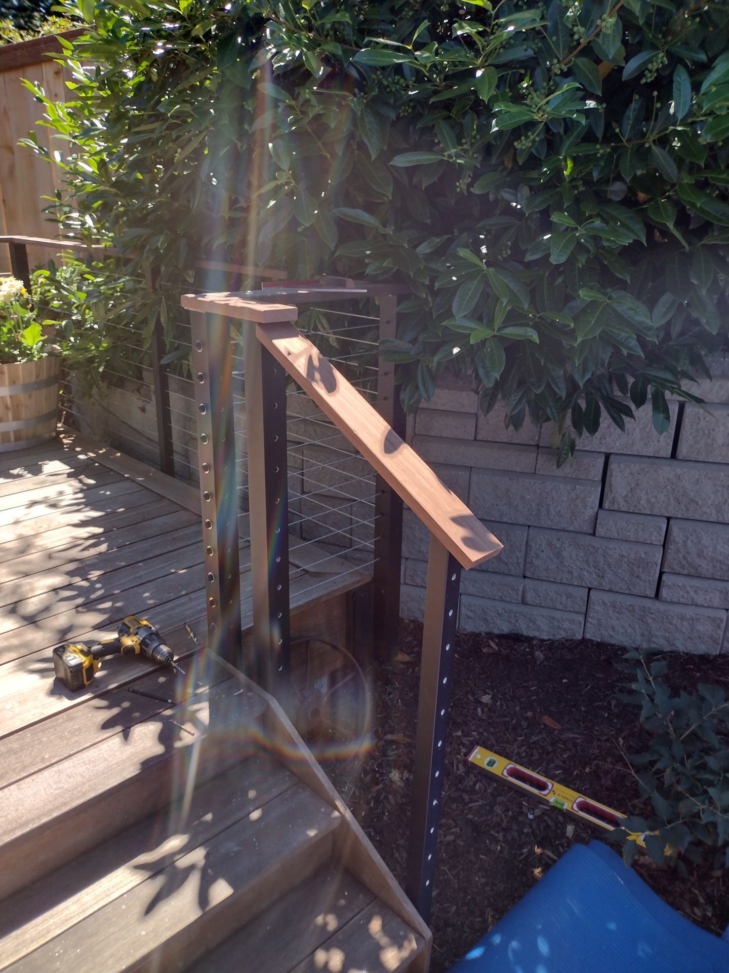 Custom stainless-steel cable railings