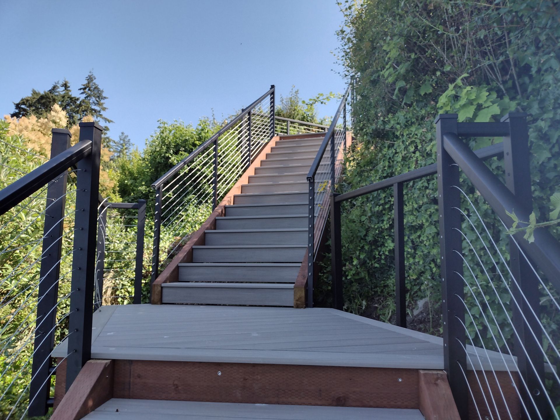 Stainless-steel railings