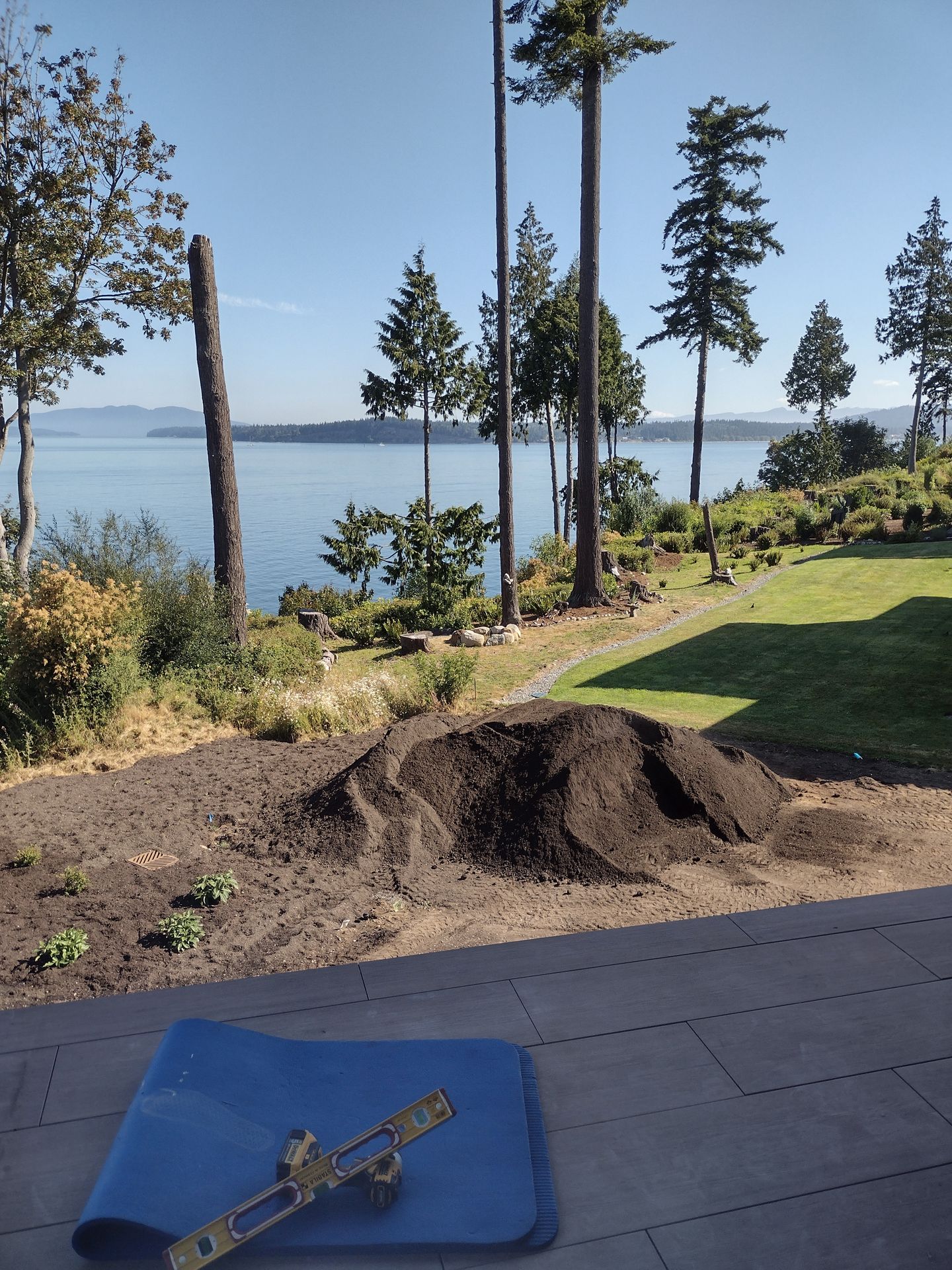 Deck installation preparation