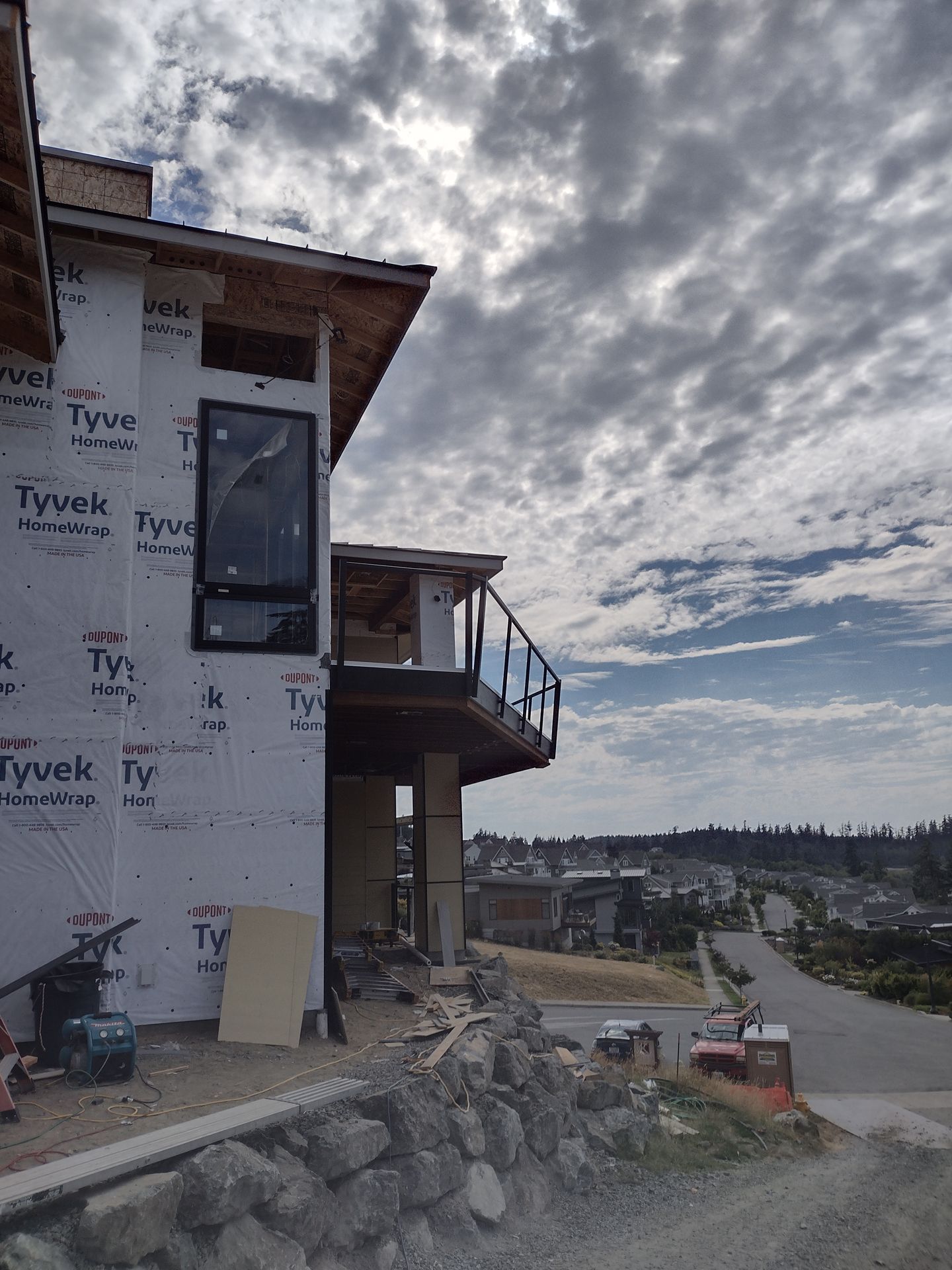 Black stainless-steel structures