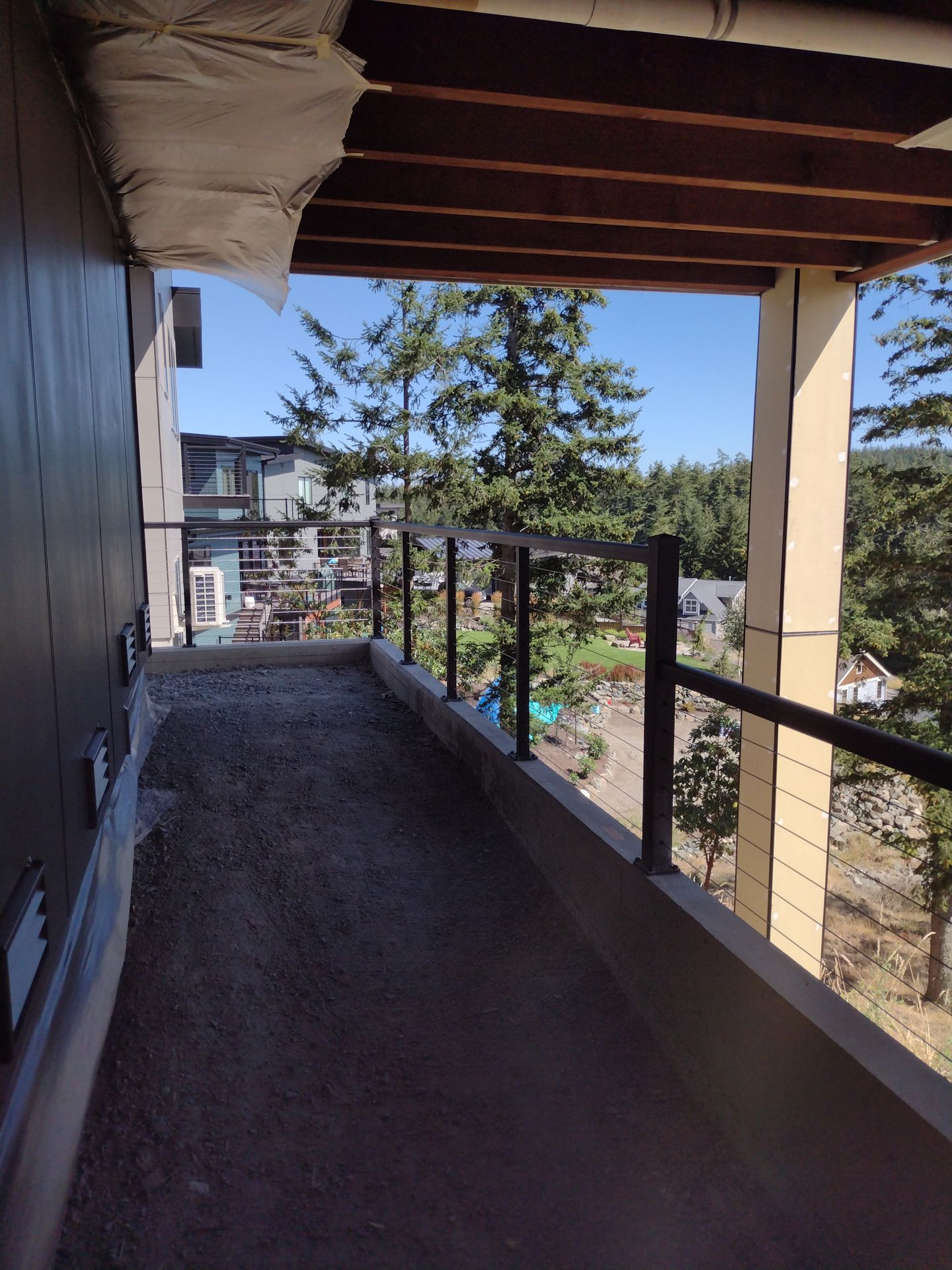 Stainless-steel railing constructions