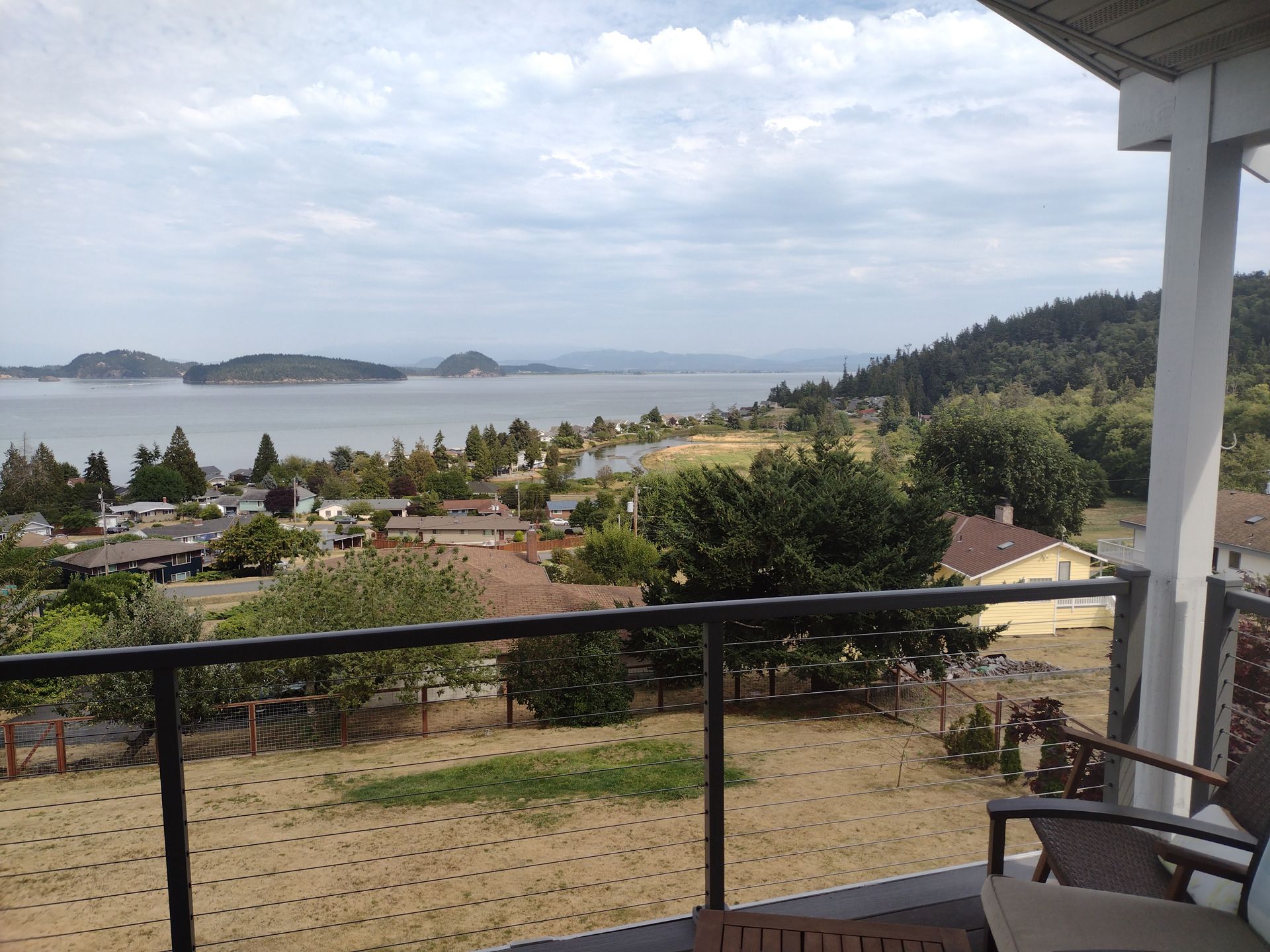 Cable railing foundations