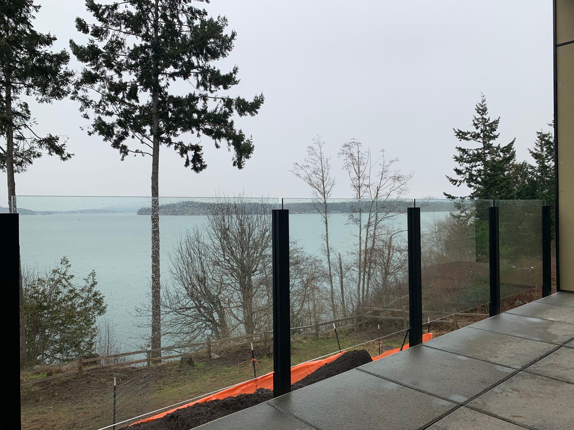 Beautiful stainless-steel glass railings