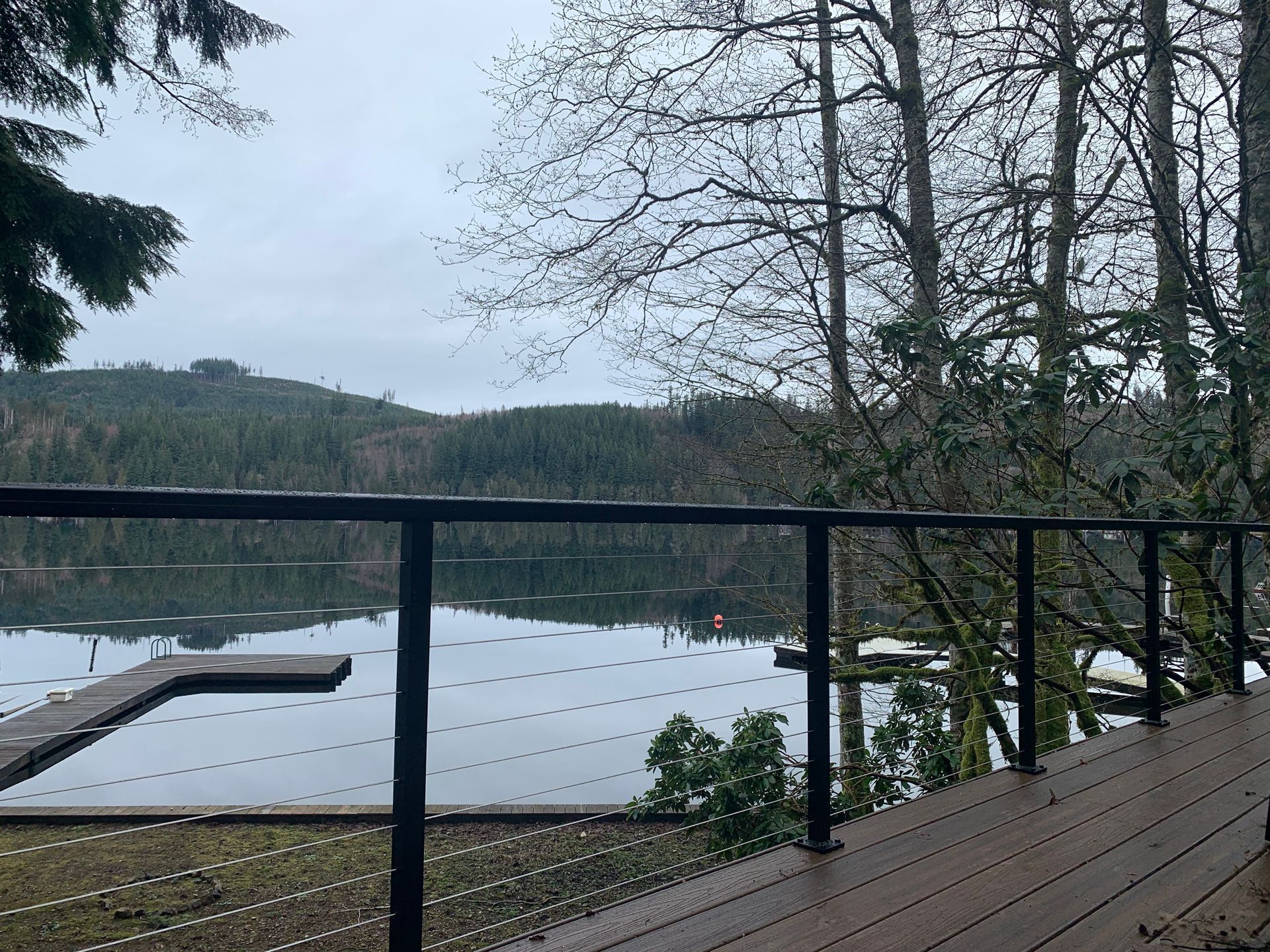 Custom deck floors and railings