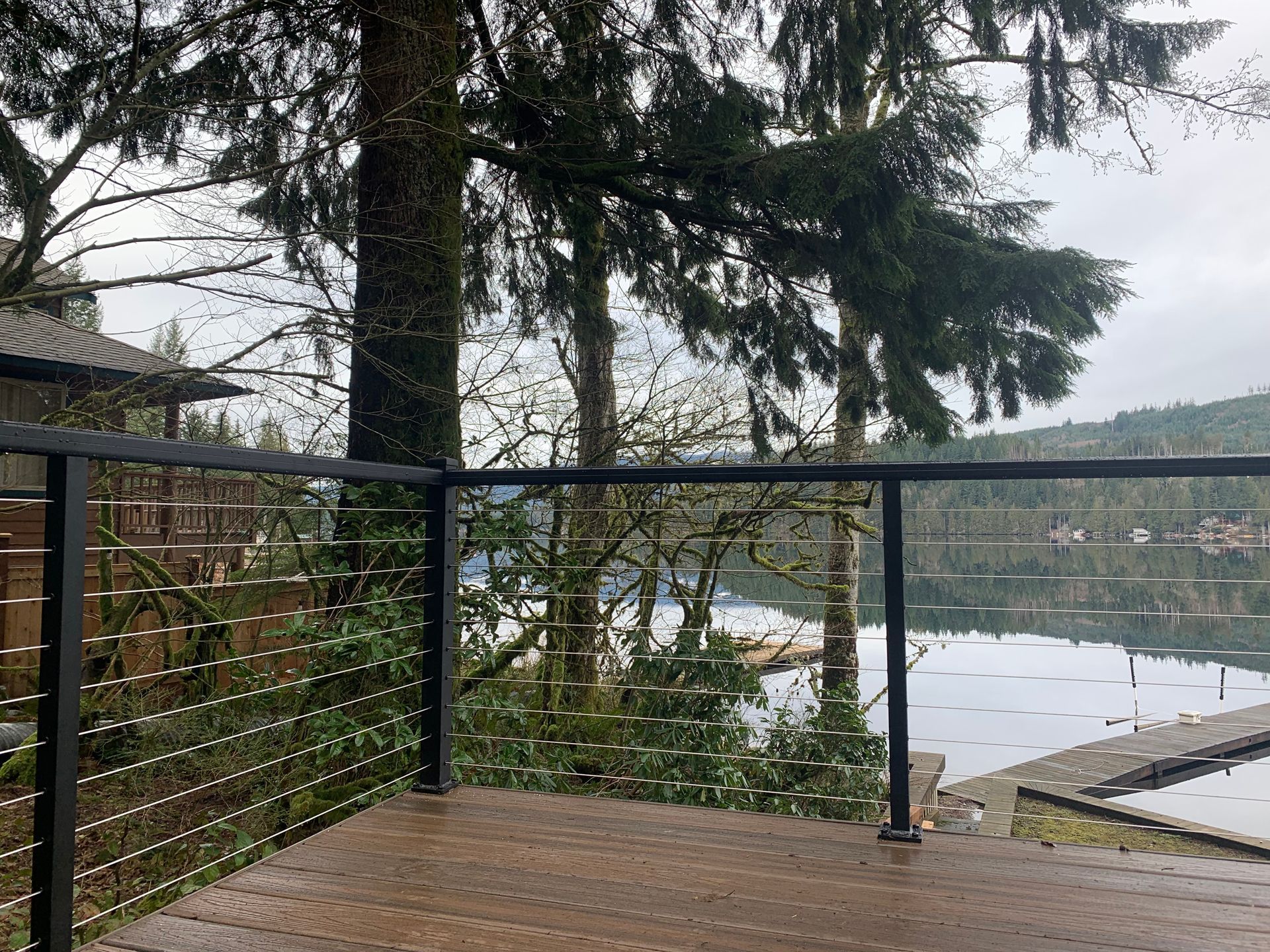 Custom deck floors and railing