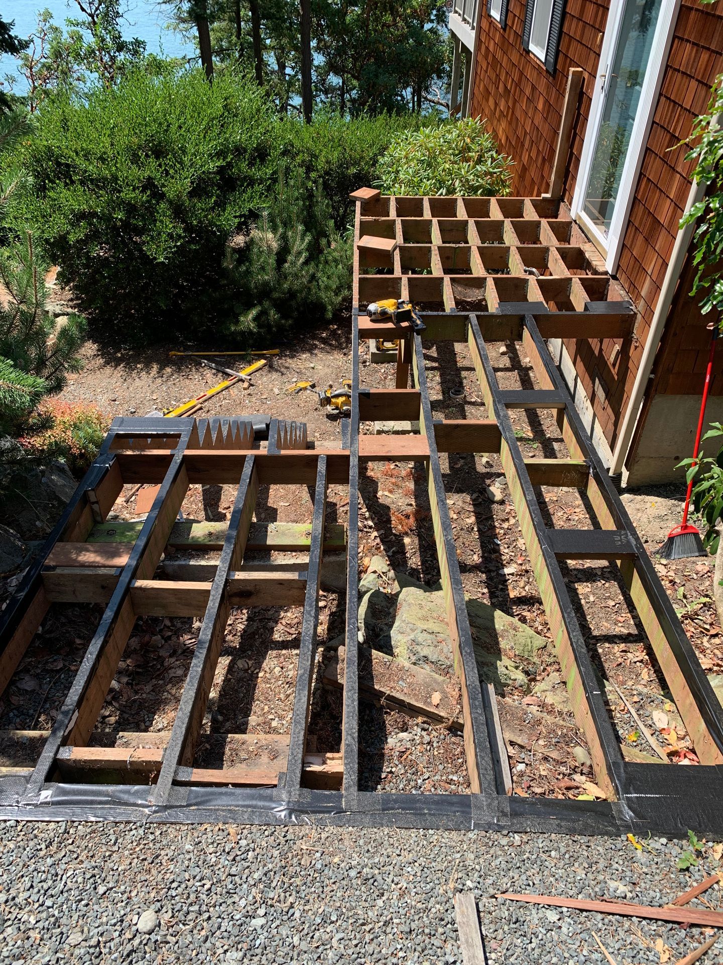Installing custom wood deck floors