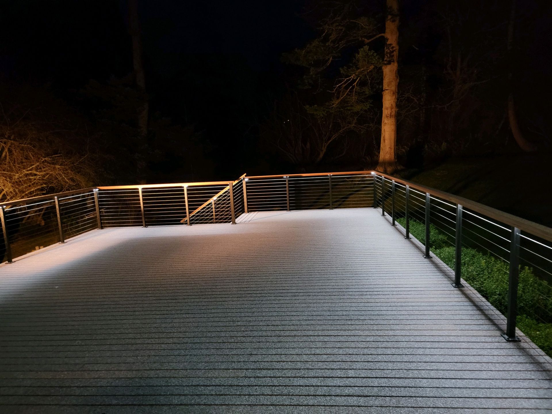 Custom-made black foundation railing systems