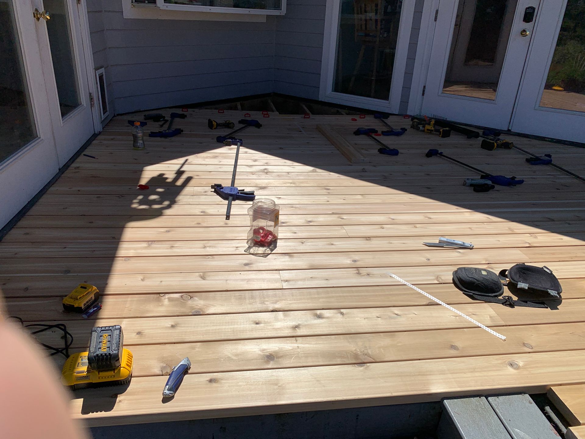 Deck floor construction