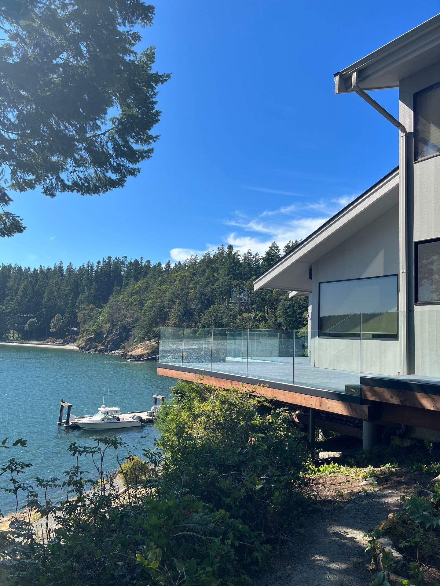 Custom glass railing installations