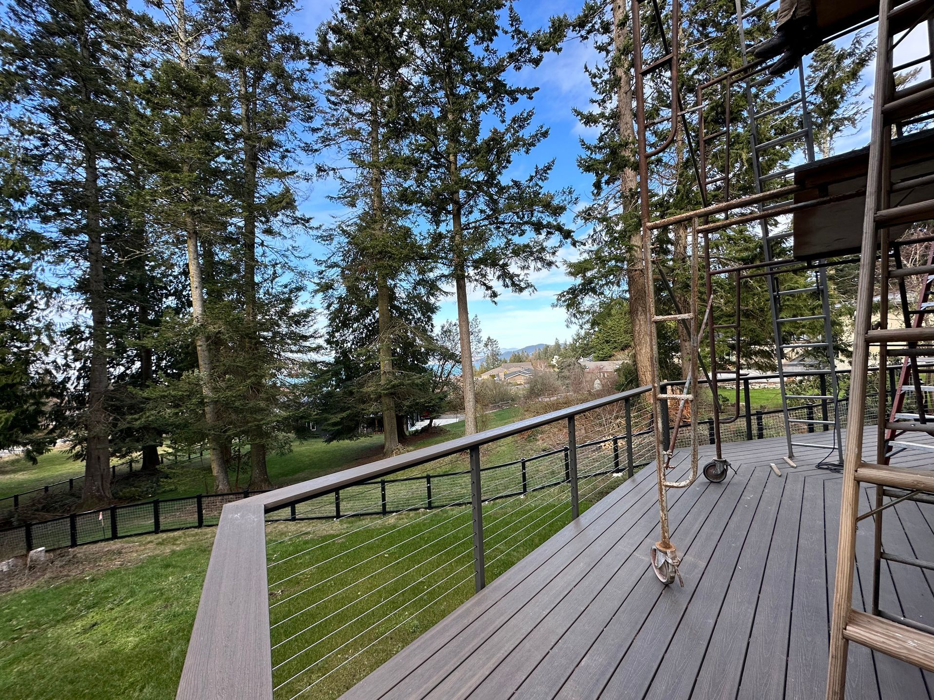 New deck installation