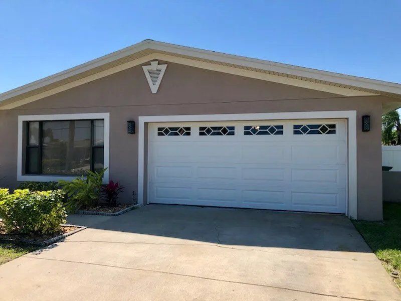 Residential garage door