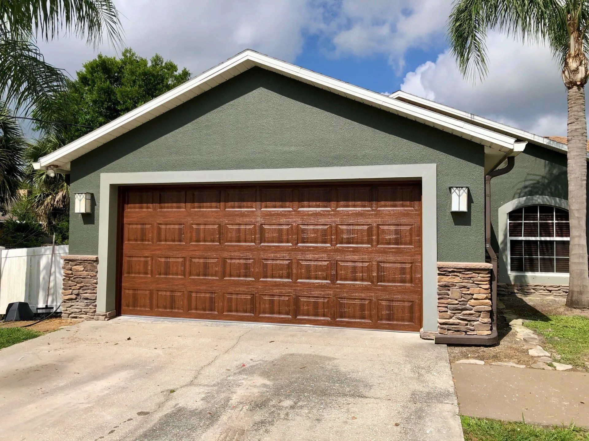 Residential garage door